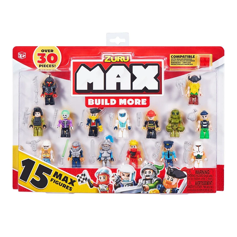 Ensemble de mini figurines MAX Build More (15 figurines) par ZURU