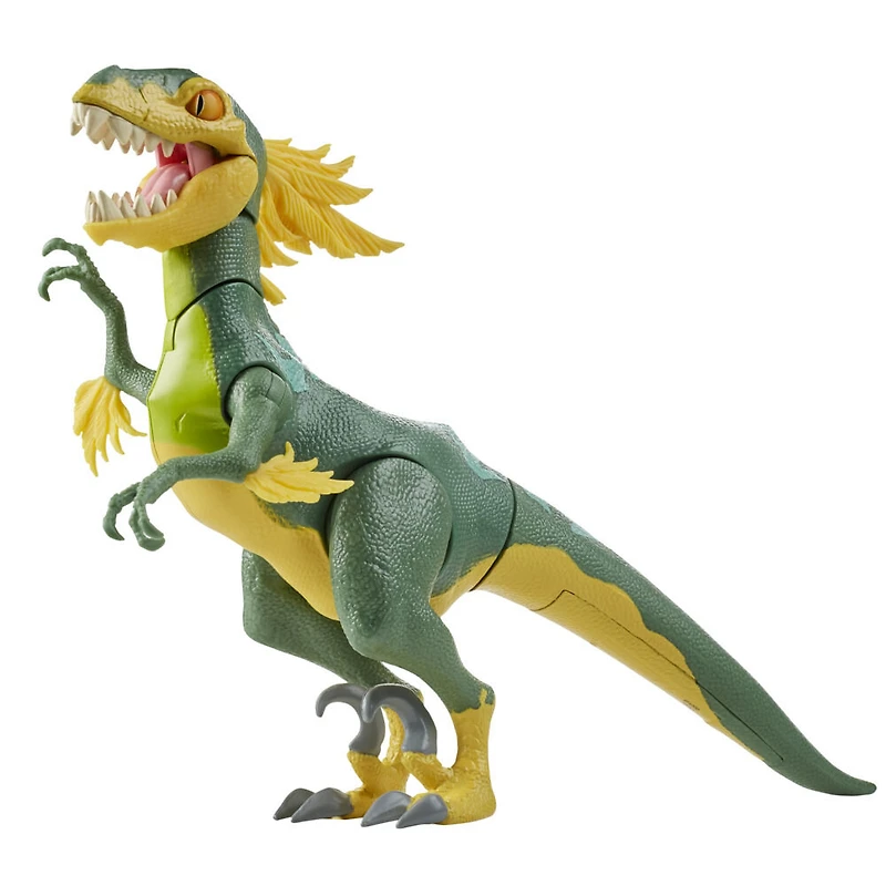 Hasbro Fortnite Victory Royale Series, figurine articulée Raptor (jaune) avec accessoire, 15 cm