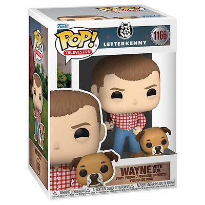 Figurine en Vinyle Wayne w/Gus par Funko POP! TV: Letterkenny