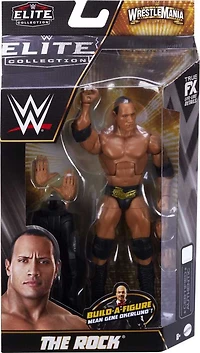 WWE Figurine articulée Élite WrestleMania The Rock