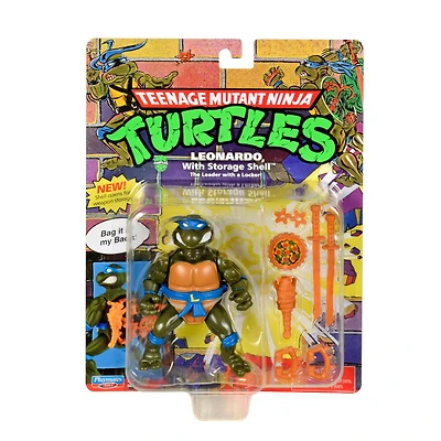 TMNT Leonardo classique, avec coque de rangement