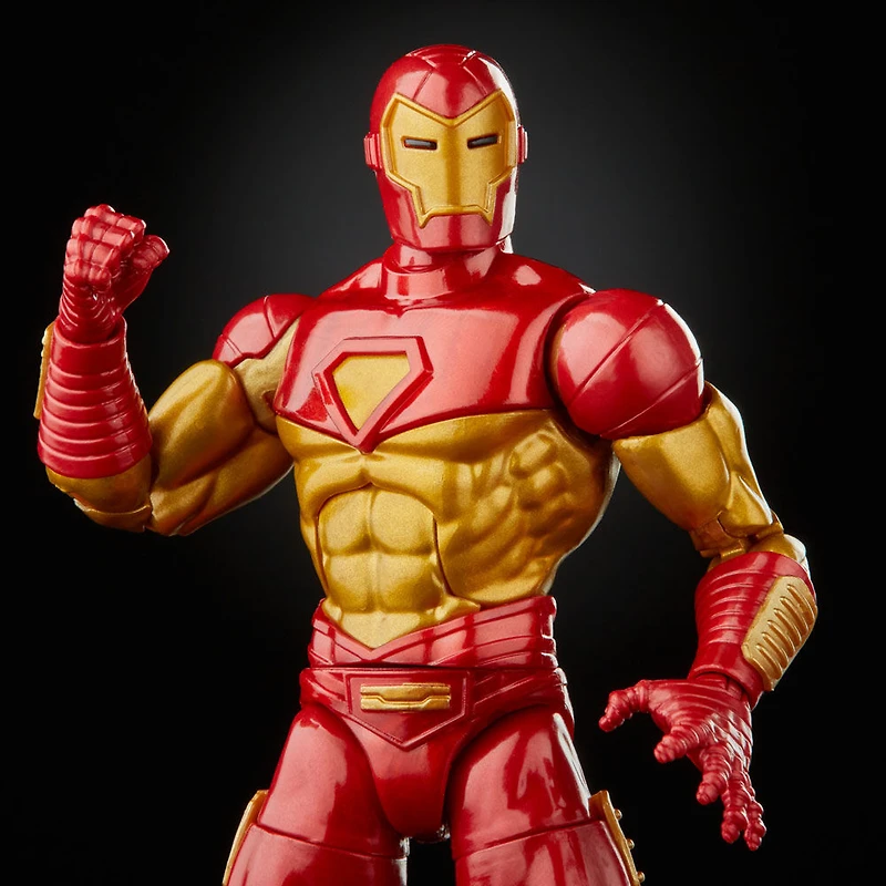Hasbro Marvel Legends Series, figurine Modular Iron Man avec 4 accessoires et pièce Build-a-Figure