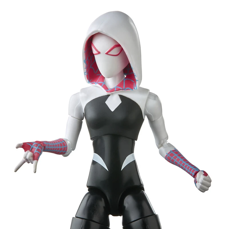 Marvel Legends Series, Spider-Man: Across the Spider-Verse (Partie 1), figurine Spider-Gwen de 15 cm, 4 accessoires