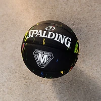 BALLON DE BASKET SPALDING MARBRE NOIR, TAILLE 7