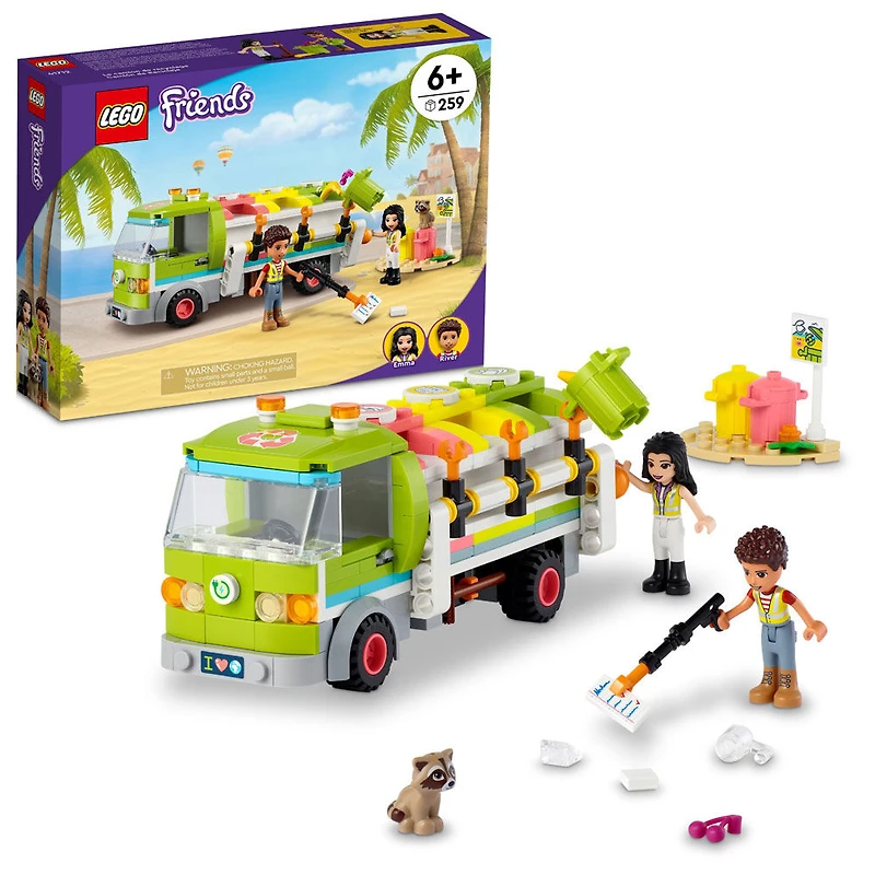 LEGO Friends Le camion de recyclage 41712 Ensemble de construction (259 pièces)