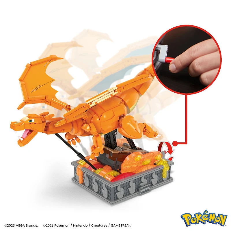 MEGA - Pokémon - Coffret de construction - Dracaufeu, 1664 pièces