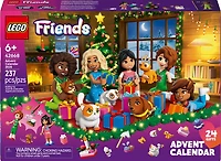 LEGO Friends Advent Calendar 2025, Christmas Building Set for Kids, 5 Minidolls, 5 Animals 42668