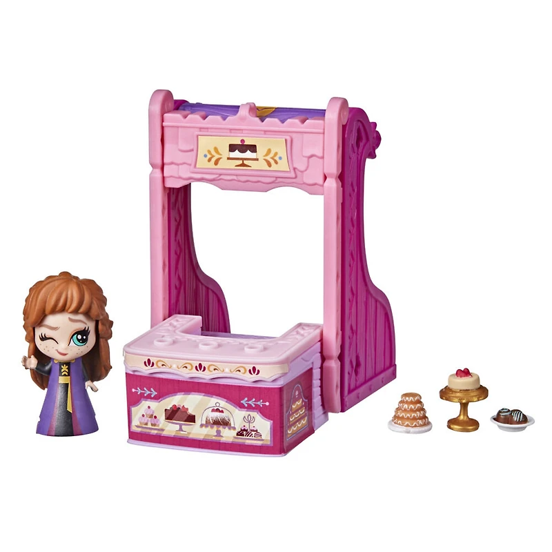 Disney's Frozen 2 Twirlabouts Series 1 Anna Sled to Shop Playset