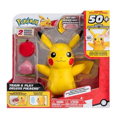 Pokémon: Pikachu Train and Play Deluxe Interactive Action Figure