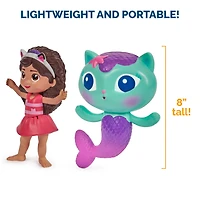 Swimways, Gabby et la maison magique, Floatin' Figures, accessoires de fête et jouets aquatiques Gabby et la maison magique, Gabby et Marine, pack de 2