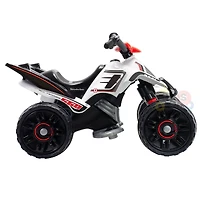 KidsVip 12V Kids and Toddlers Mercedes Mantis Ride on Car w/ Oversized Wheels - White - English Edition - R Exclusive