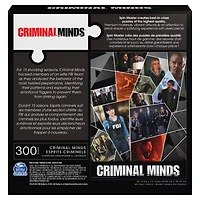 Criminal Minds, 300-Piece Jigsaw Collage Puzzle Spencer Aaron Derek Emily FBI Crime TV Show with Collectible Poster
