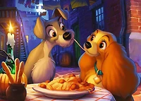 Ravensburger Lady And The Tramp 1000 Pc Puzzle