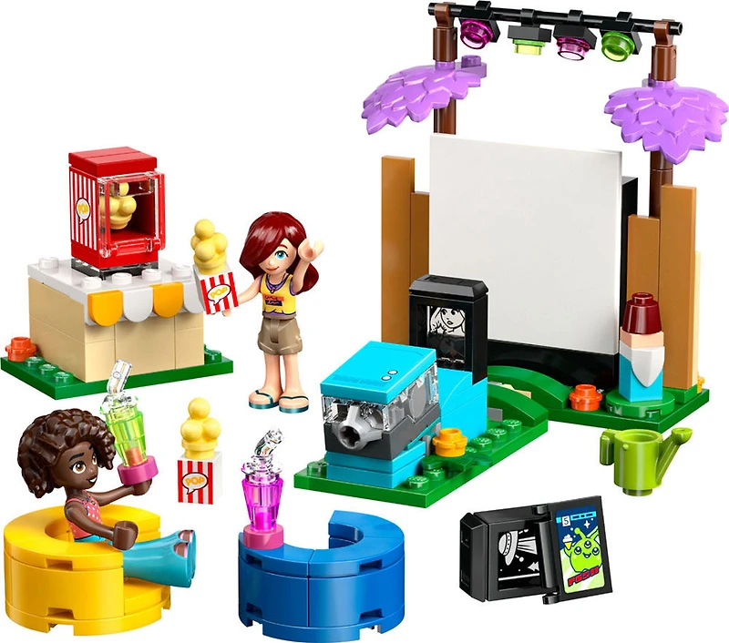 LEGO Friends Friendship Movie Night Pretend Play Building Toy for Girls & Boys, Ages 6+ - 42642