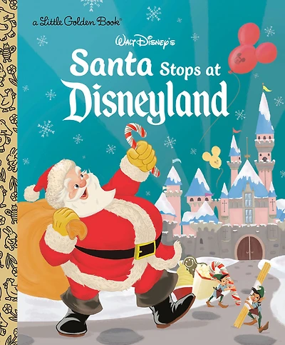 Santa Stops at Disneyland (Disney Classic) - Édition anglaise