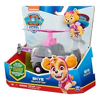 PAW Patrol, Skye Helicopter, Véhicule avec figurine articulée à collectionner, jouets respectueux de la planète