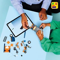 LEGO City Le transport de motos - Ensemble de construction de véhicules jouets - Camion plateau - 2 Figurines - 60491