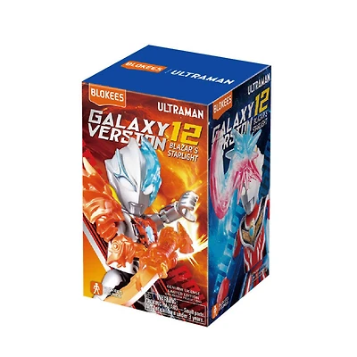Blokees Ultraman Galaxy Version 12 Blazar's Starlight - Édition anglaise - 1 par commande, la couleur peut varier (Chacun vendu séparément, sélectionné au hasard)