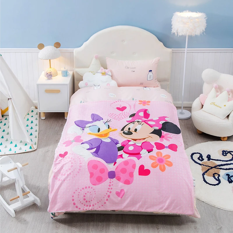 Couverture Sherpa Disney Minnie Mouse, 60 x 80 pouces