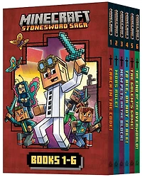 Minecraft Stonesword Saga Chapter Book Boxed Set (Minecraft Stonesword Saga) - Édition anglaise
