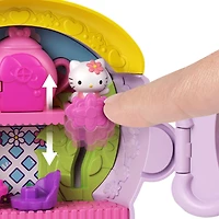 Coffret L'Heure du Thé de Hello Kitty (12,5 cm) avec 2 Mini-Figurines Sanrio, Carnet de Notes et Accessoires