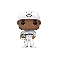 Funko Pop! Racing: Mercedes-AMG Petronas - Lewis Hamilton avec Helmet Figurine En Vinyle
