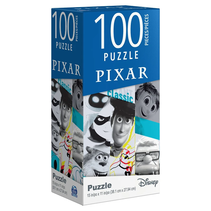 Pixar, Puzzle de 100 pièces, pour les familles et les enfants à partir de 4 ans