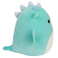 Squishmallows 16" - Miles le dragon sarcelle avec ventre en velours côtelé