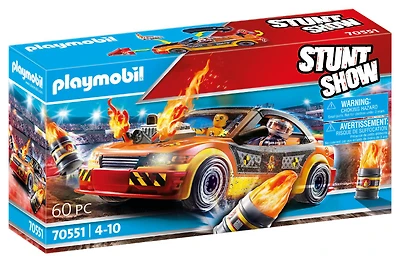 Playmobil - Stuntshow Voiture crash test avec mannequin