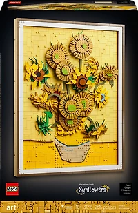 LEGO Art Vincent Van Gogh - Les Tournesols, Ensemble de Construction d'oeuvre d'Art Murale et Idée de Décoration 31215
