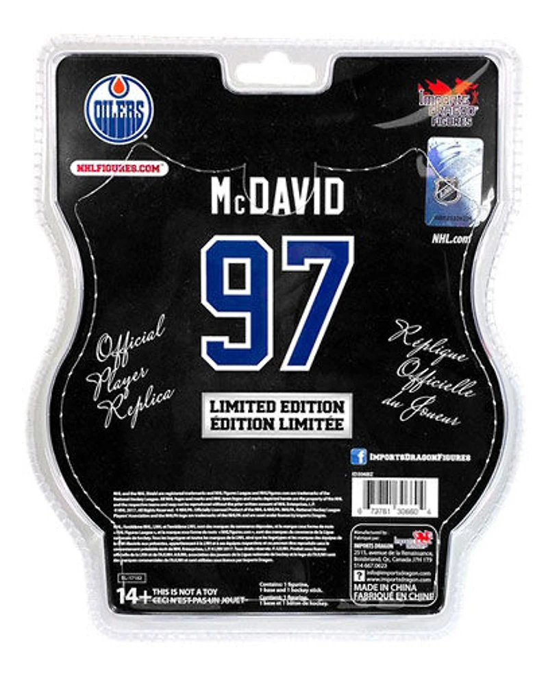 Connor McDavid Oilers Edmonton LNH Figurine 6'