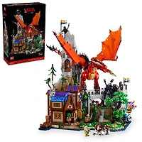 Ensemble LEGO Ideas Dungeons & Dragons : L'histoire du dragon rouge