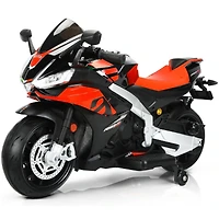 KIDSVIP 24V sous licence Aprilia RSV4 sur super moto avec roues en caoutchouc