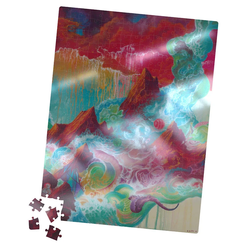 500-Piece Jigsaw Puzzle with Foil Accents, Radiance