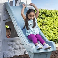 Step2 Enchanting Adventures 2-Story Playhouse and Slide - Gray
