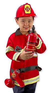 Melissa & Doug Fire Chief Role Play Costume Set