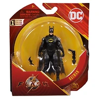 DC Comics, Batman Action Figure and 2 Accessories, 4-inch, The Flash Movie Collectible