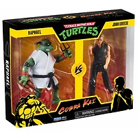 Teenage Mutant Ninja Turtles v. Cobra Kai: Raphael v. John Kreese - 6" Figurine (Pack de 2)