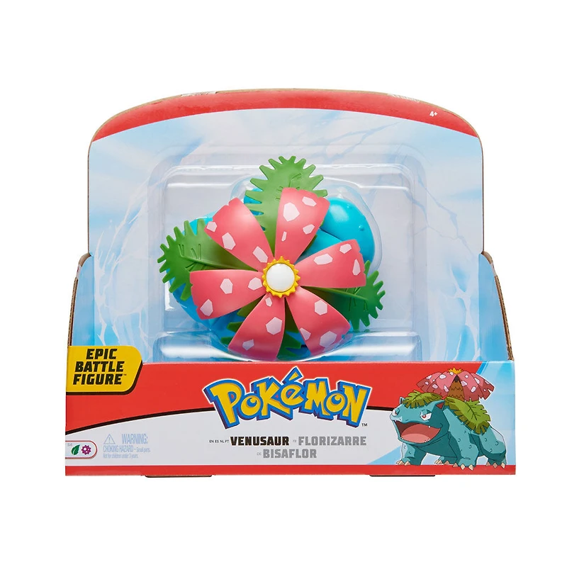 Pokémon - Figurine de combat épique de 30 cm - Florizarre (Venusaur)
