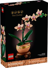 LEGO Botanique L'orchidée miniature, Cadeau botanique, Ensemble de construction de décoration intérieure pour adultes 10343