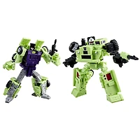Transformers Studio Series The Transformers: The Movie Constructicon Long Haul & Constructicon Hook, 6.5-inch Action Figures