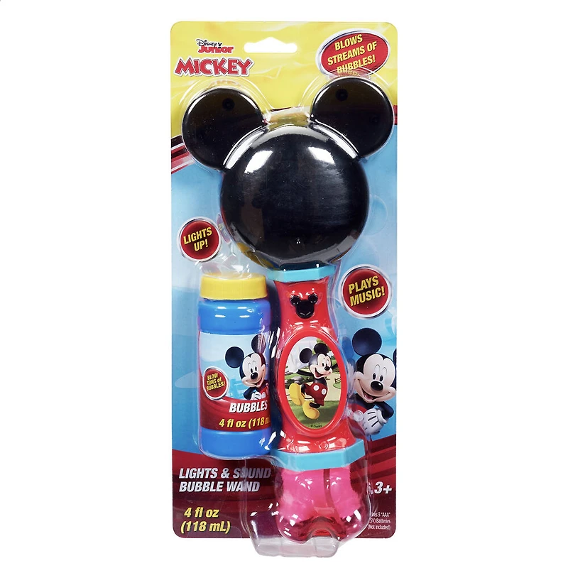 Mickey Mouse Light & Sound Musical Bubble Wand