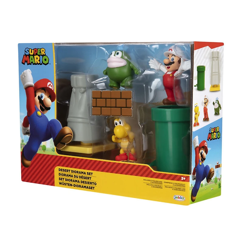 Nintendo Super Mario 2,5 pouces - Diorama des Plaines désertiques