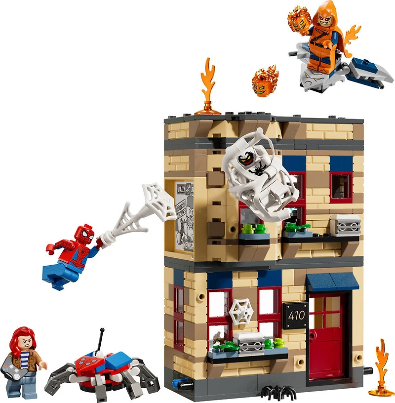 LEGO Marvel L'Appartement de Peter Parker, Jouet de Construction, Bataille de Superhéros, Spider-Man à Collectionner 76317