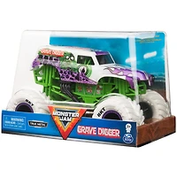 Monster Jam, Monster truck Grave Digger officiel, véhicule en métal moulé à collectionner