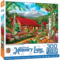 Masterpieces Puzzle Company Memory Lane - Mountain Hideaway Casse-Tête De 300 Pièces
