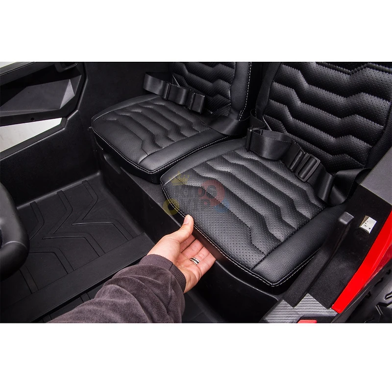 KidsVip 24V Blade BT Edition Buggy/UTV W/RC - Rouge - Édition anglaise