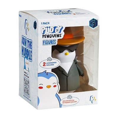 Figurines Pudgy Penguins, boîte à fenêtre, emb. de 1