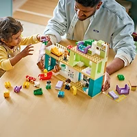 LEGO DUPLO Ma Ville La Maison Familiale Moderne avec des Figurines 3 en 1, Ensemble de Construction de Maison de Poupée pour Tout-Petits 10470