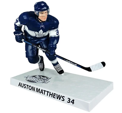 Auston Matthews Maple Leafs Toronto Figurine 6' LNH - Édition limitée Classique du centenaire